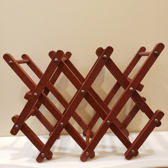 LEATHER WINE RACK - Picture 2 of 5